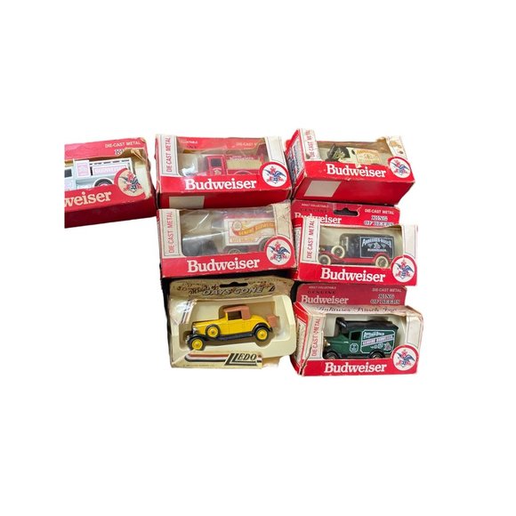 Vintage 1979 Genuine Budweiser diecast Models Of Days Gone Lot Of 68 New Nos